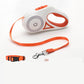 LumiTrack 3M Retractable Dog Lead with RGB LED & Built-In Torch