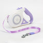 LumiTrack 3M Retractable Dog Lead with RGB LED & Built-In Torch